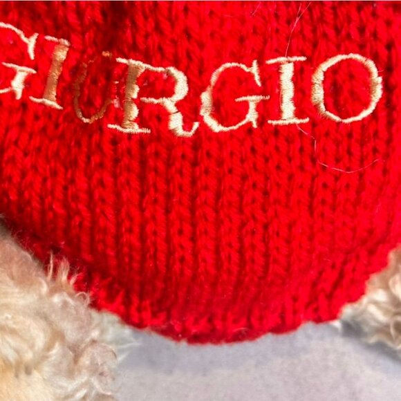 Giorgio Beverly Hills Collectible Teddy Bear Rare Vintage Knit Sweater Designer - Picture 14 of 16